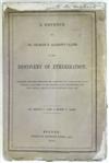 ANESTHESIA JACKSON, CHARLES T. Lord, Joseph L.; and Henry C. A Defence of Dr. Charles T. Jackson''s Claims. 1848. Inscribed by Jackso